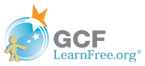 Picture of GCF LearnFree logo.